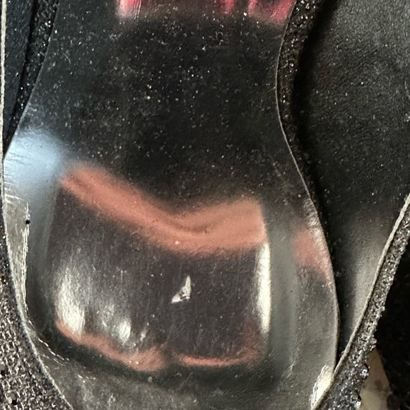 Sparkle black high heels black size 7 truffle used occasion wedding occasion - Picture 13 of 16